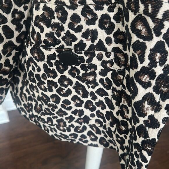 Chico’s Modern Jacquard Animal Print Jacket 3=16/18 - Picture 3 of 5